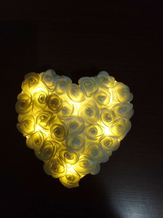 Ръчно изработени светещи сърца