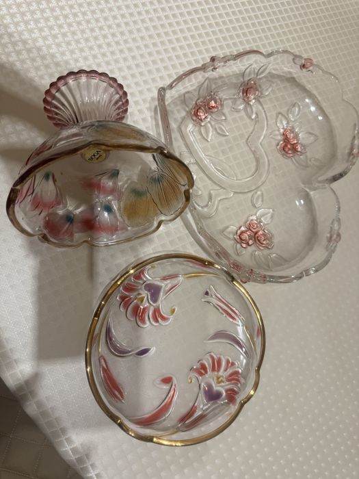 Минажницы новая Германия вазы  богемия