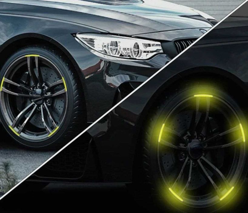 Светоотражающие наклейки на колеса