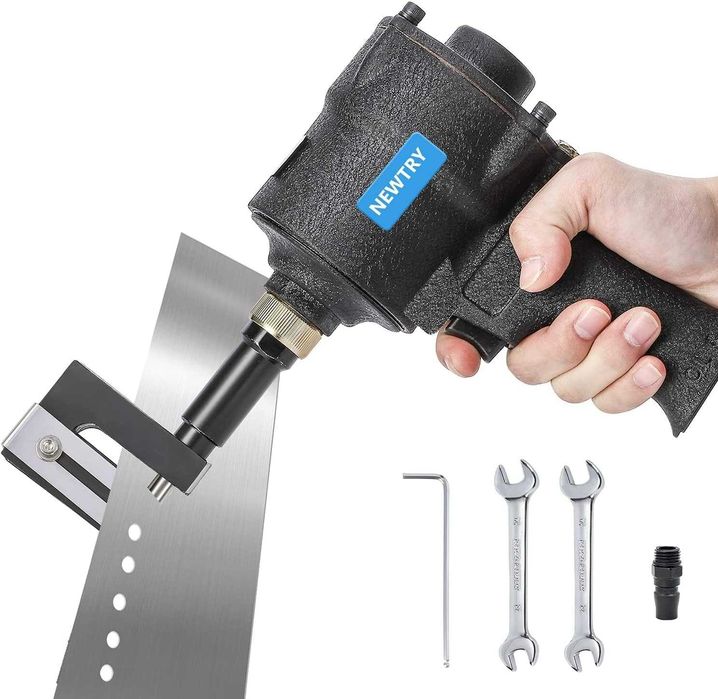 NEWTRY Pistol Pneumatic Gaurire Metal 8mm Industrial