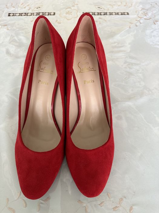 Cristian lauboutin Замшевые туфли