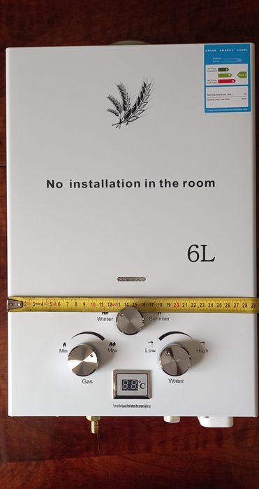 Газов проточен бойлер 6,8,10,16,18 литра пропан бутан-LPG