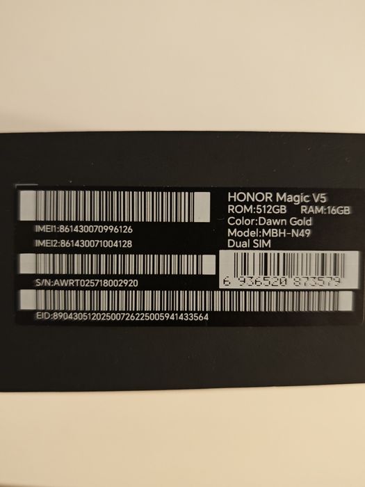 Телефон Honor Magic V 5