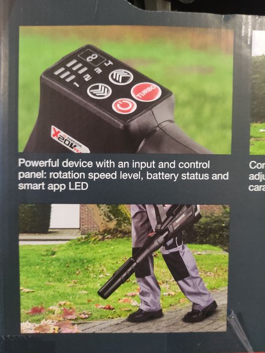 Suflanta de frunze Parkside Performance 40 V pe acumulatori