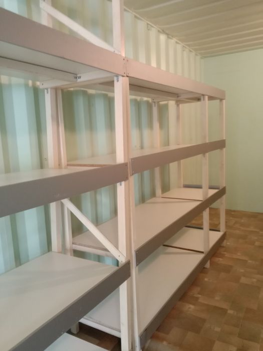 Стелажи деревянные