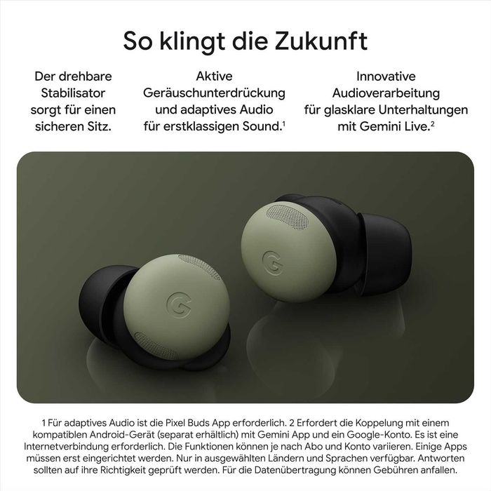 Casti In-Ear Google Pixel Buds Pro 2,TWS, ANC,Google AI,Bt,Microfon Fast Pair Porcelain sigilat