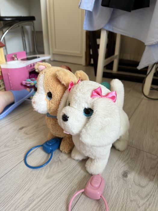 интэрактивные кошечка и собачка