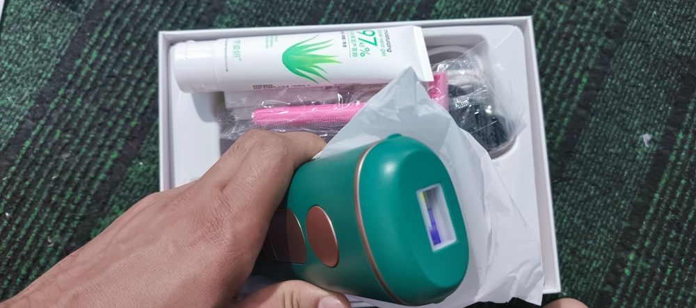 Foto epilyator tuklardan halos boʻlish