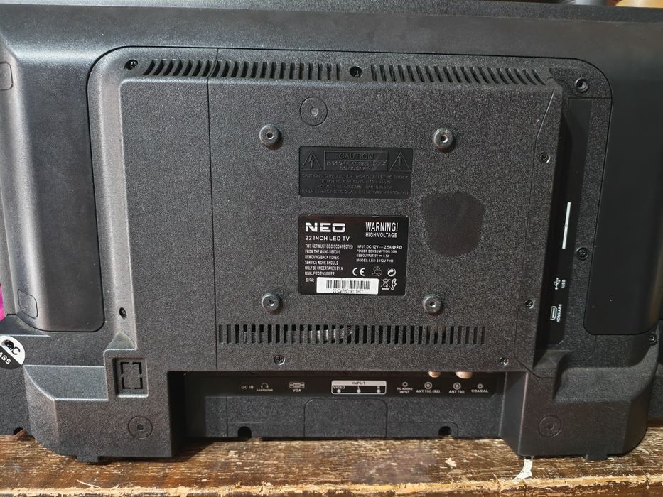 Телевизор NEO 22inch 12v