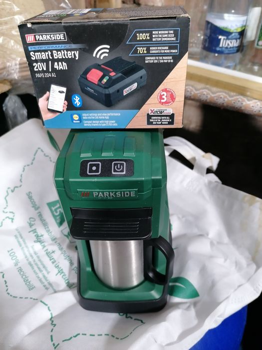 Aparat de cafea cu acumulator