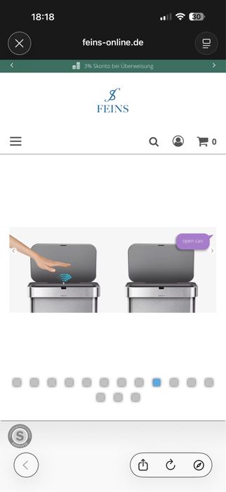 Cos de gunoi inteligent