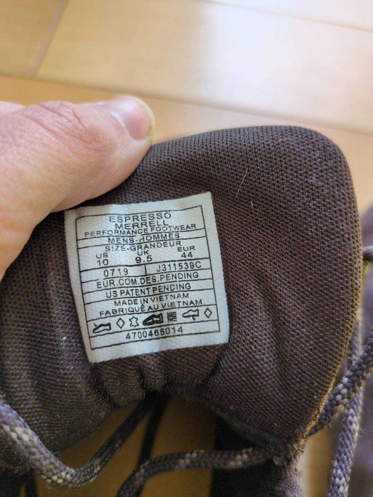 Водоустойчиви Merrell планински / зимн обувки, 44 номер