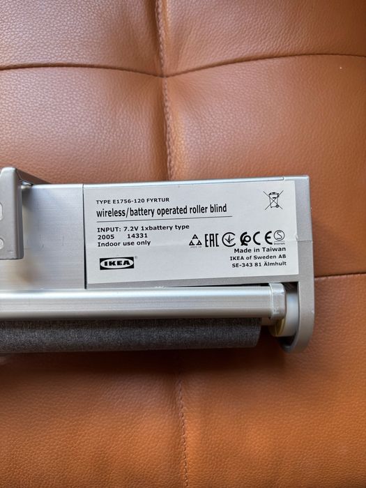 FYRTUR светлоизолираща ролетна щора 120см