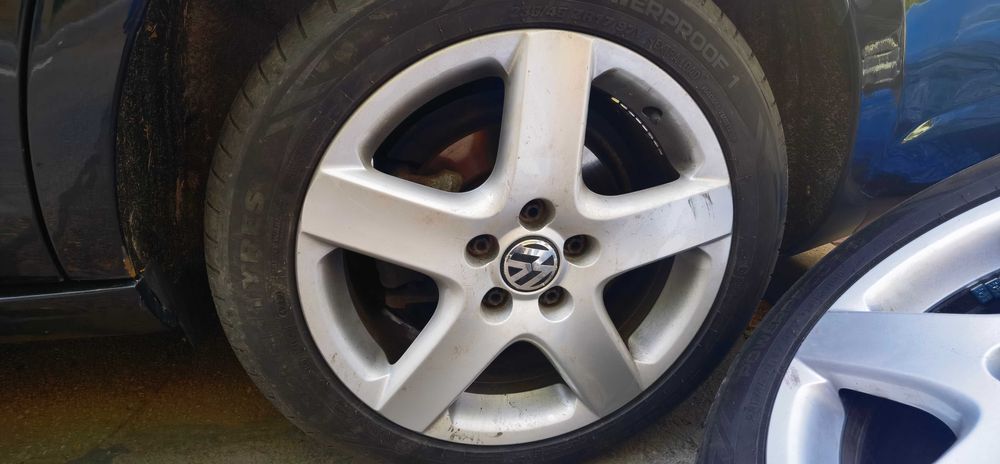 4 Jante vw 17', 5x 112. Doar jantele, fără cauciucuri