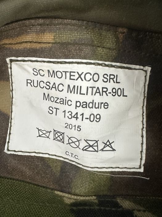 Ranita militara camuflaj padure 90L