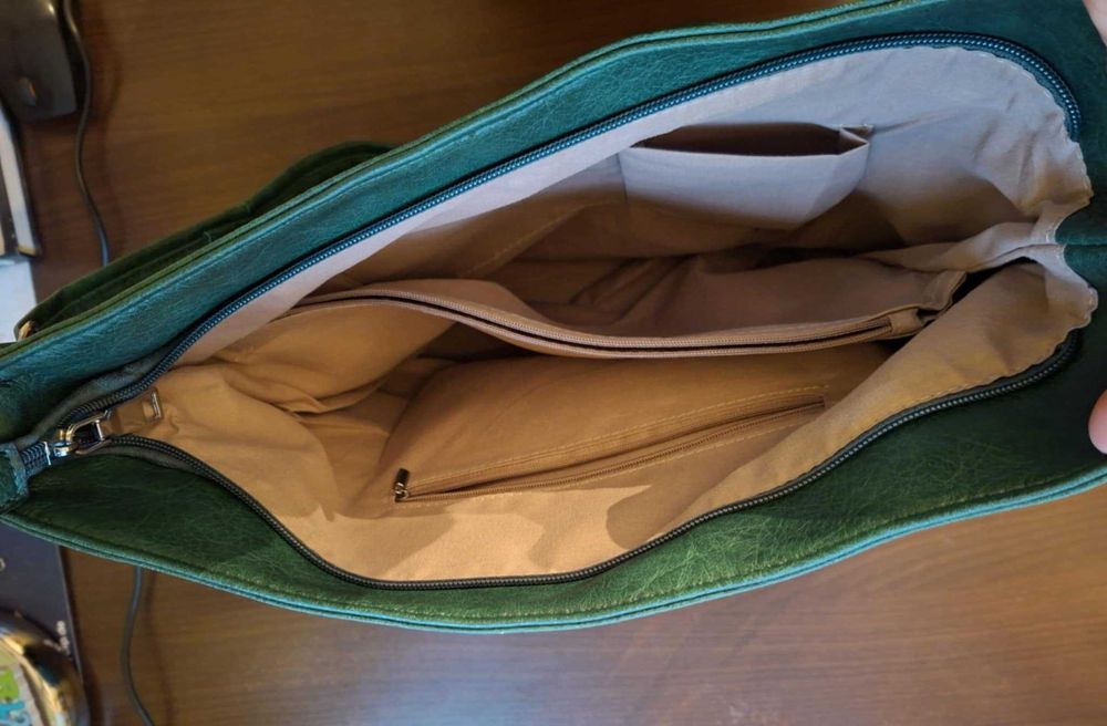 Geanta dama verde inchis