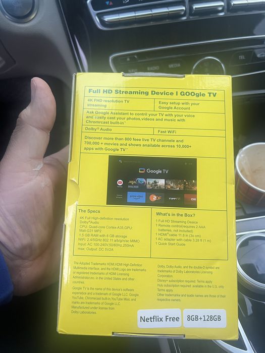 Tv box Android 128 ram