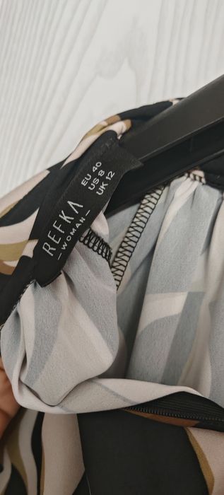 Рокля дълга с интересен десен