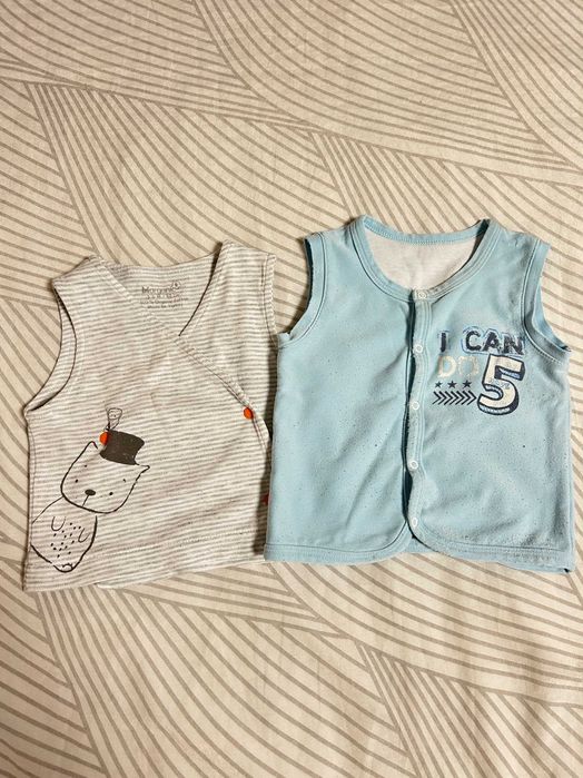 Детски дрешки 3-6 и 6-9 месеца до 74, 68, 62  см