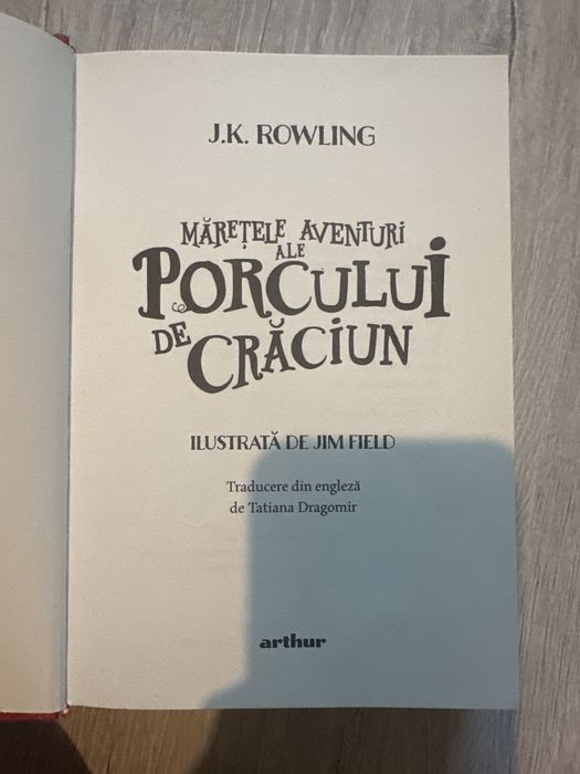 J K Rowling Maretele aventuri ale porcului de Craciun