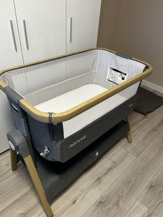 Легло/ Кошара Next to me Kikkaboo Nanna - сив