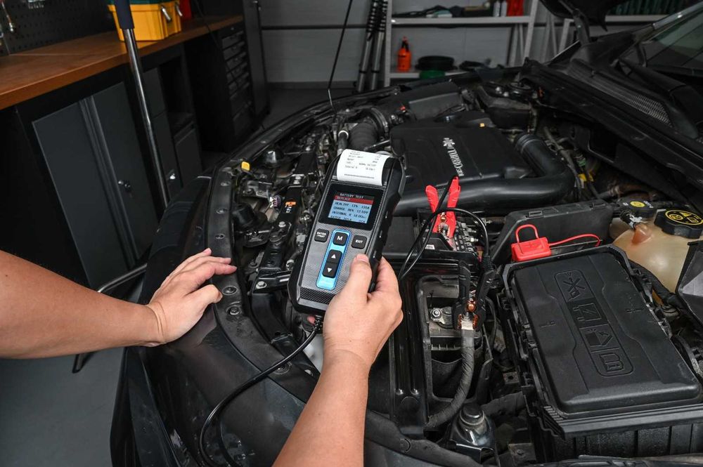 TOPDON BT300P – Професионален тестер за акумулатори 12V с принтер