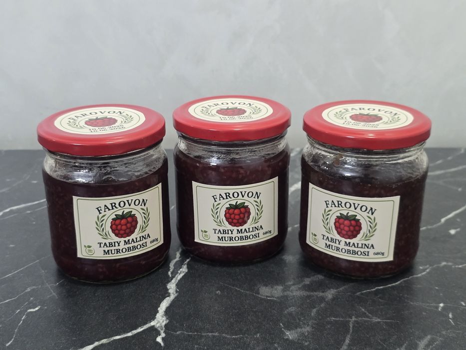 Tabiiy malinali vareniya / Натуральное малиновое варенье