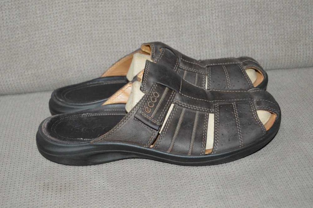 Slapi papuci piele Ecco marime 43