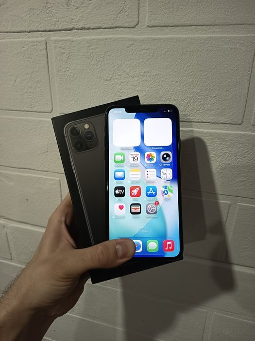Iphone 11 pro max 64gb black 100%
