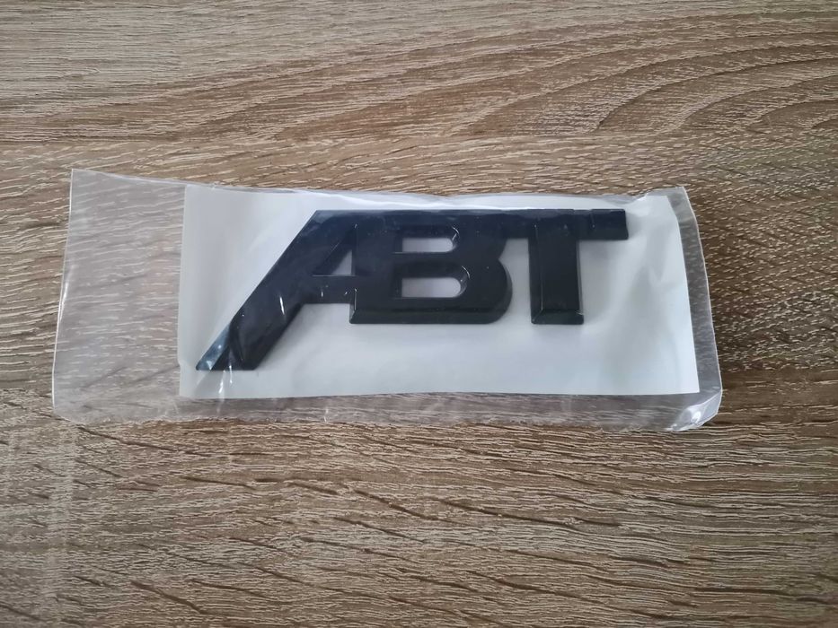 Audi ABT черна емблема голям размер