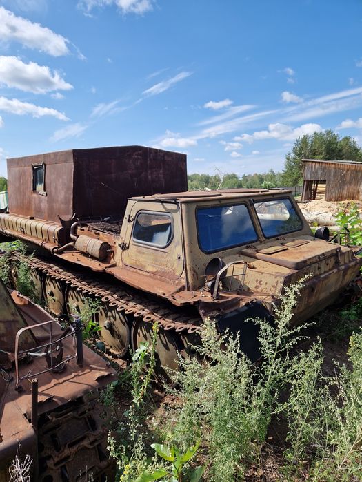 Снегоболотоход. Гусеничный вездеход. ГАЗ 71.