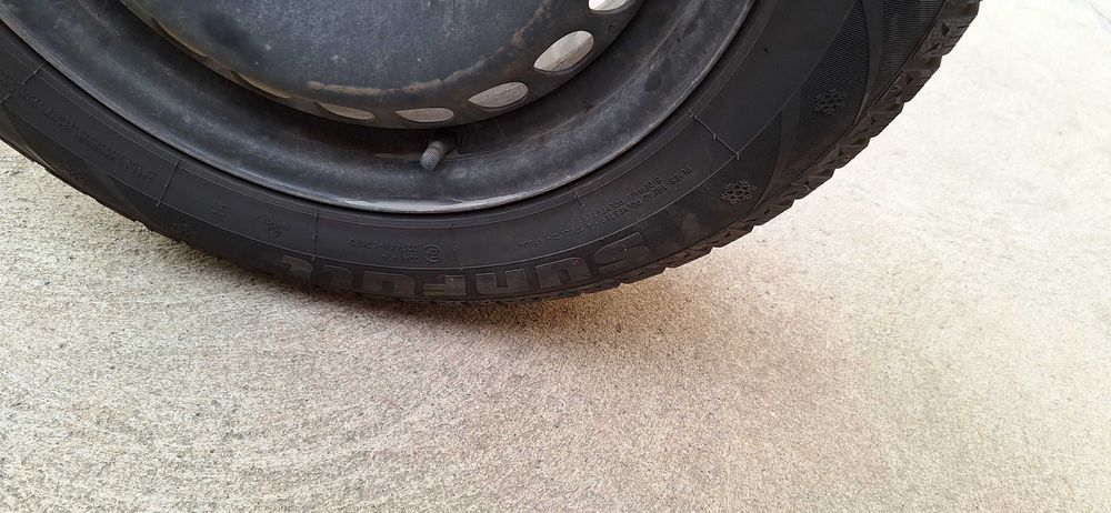 Железни джанти със зимни гуми 4 бр.