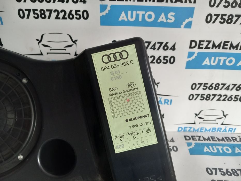 Boxa Difuzor Subwoofer Audi a3 8p