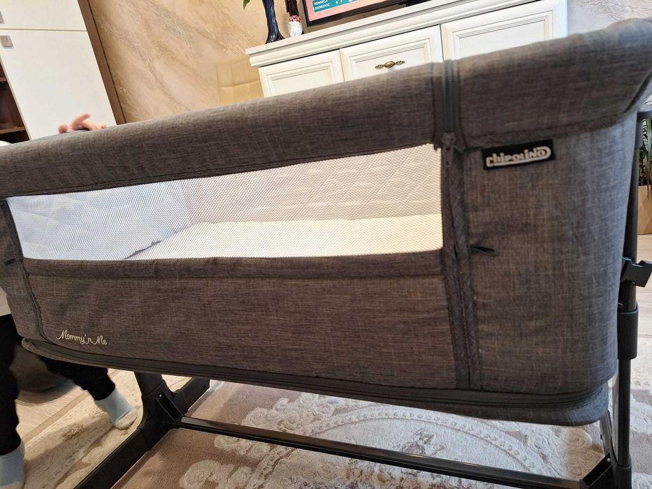 Patut Co-Sleeper si tarc Chipolino Mommy'n Me graphite