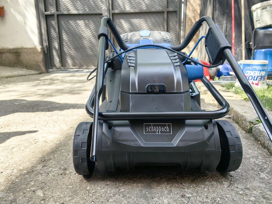 Акумулаторната косачка 380mm Scheppach IXES 20V BC-MP380-X