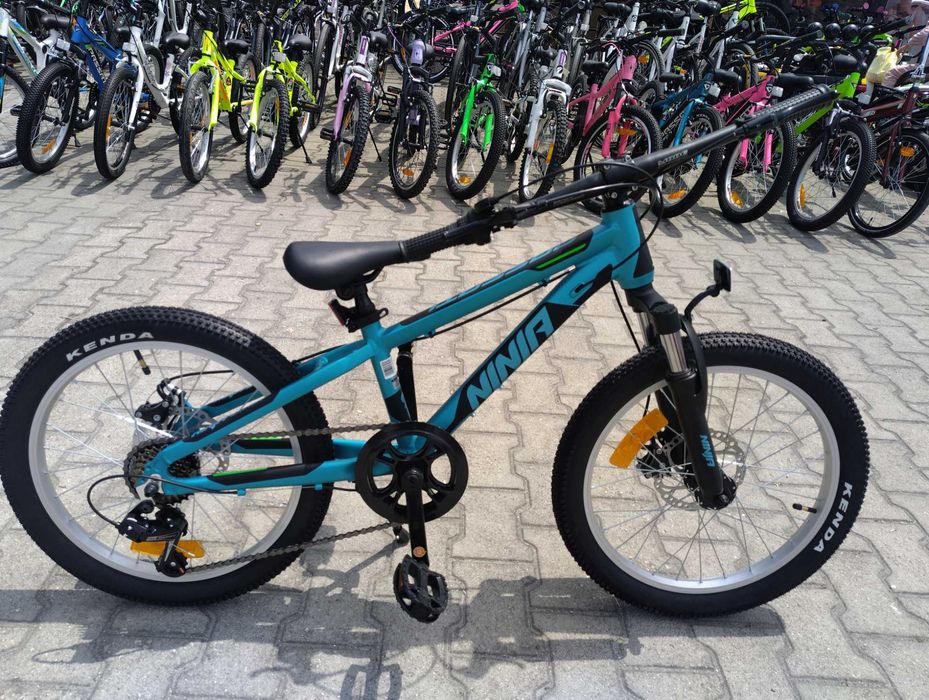 BG Алуминиев велосипед 20" NINJA син