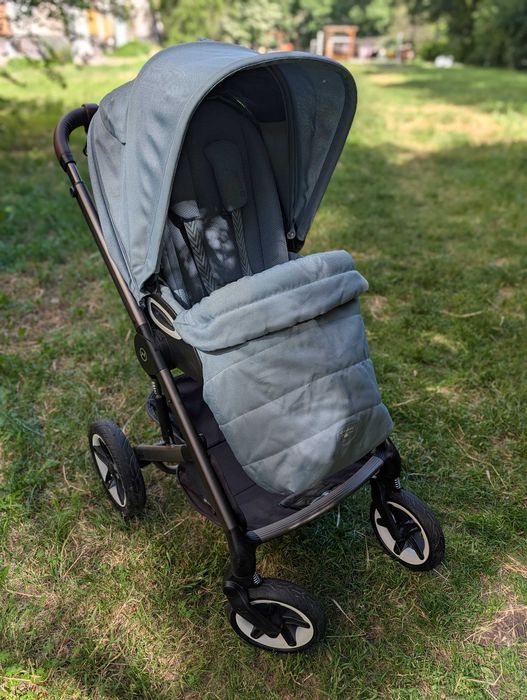 Cybex Talos S Lux TPE заедно с Cot S lux - Бебешка количка плюс опция кошница Cybex ATON M + база Base M