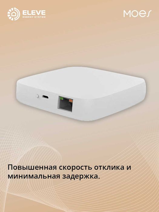 Умный беспроводной шлюз Moes Zigbee | MHUB-W-Q-MS
