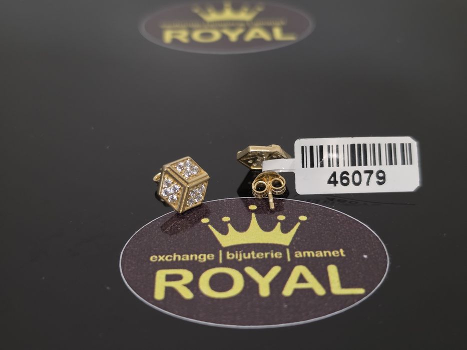 Bijuteria Royal: Cercei aur 14k/2.07 gr