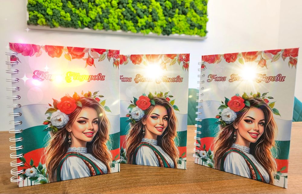 Персонализирани тефтери за учители, маникюрист, фризьор