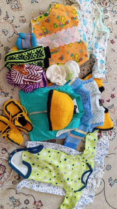 Детские вещи от 0 до 8-9 мес