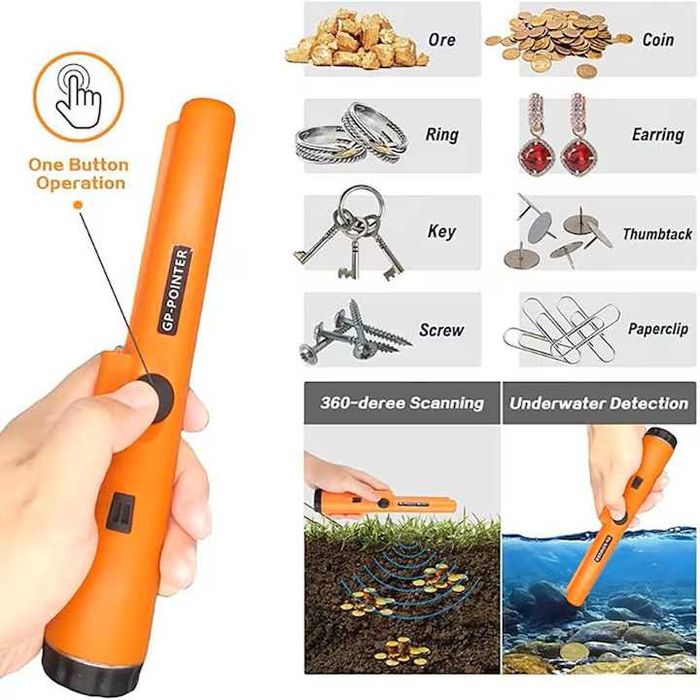 Detector metal aur, argint ,fier, cabluri, chei, tevi. Nou