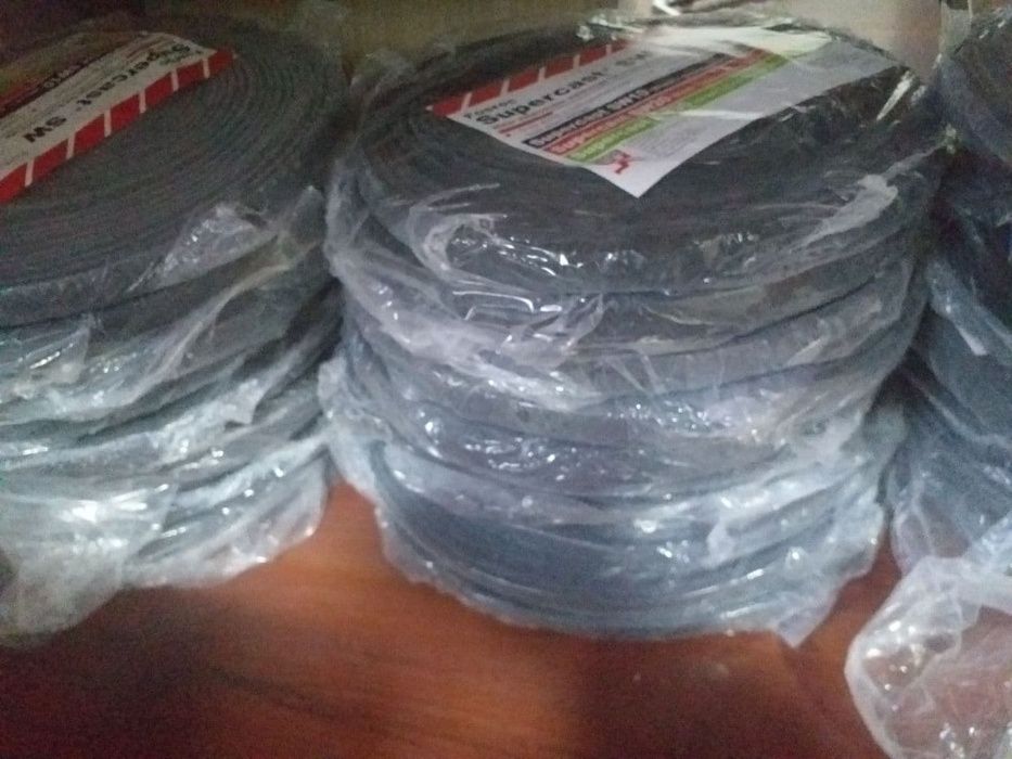 Гидрошпонка бентонитовый шнур waterstop набухающие гидропрокладка ват