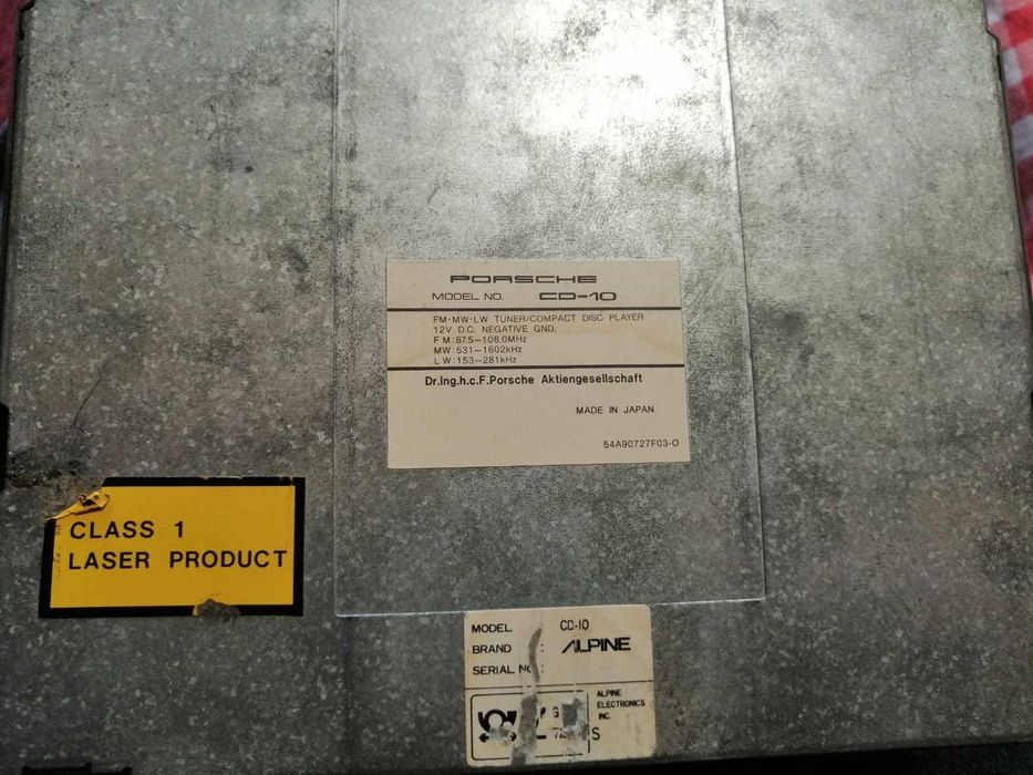 Radio CD-10,Alpine.