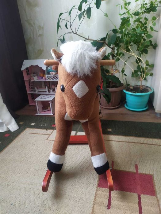 лошадка качеля для детей