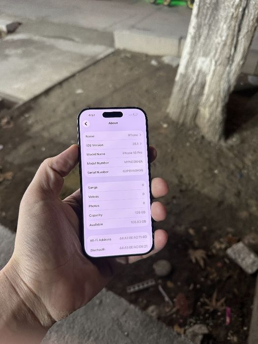 iPhone 16 pro 128 100%