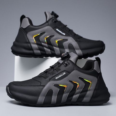 Обувь MAINALUN Лето-Осень Черный цвет