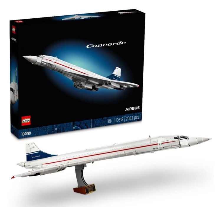 Оригинал LEGO Icons 10318 Concorde (Новый)