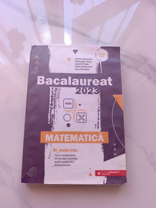 Vând manuale și culegeri pentru liceu și Bacalaureat
Vând mai mult