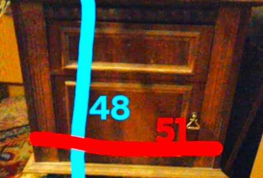 голям дървен ГАРДЕРОБ с 2 нощни ШКАФЧЕТА в комплект